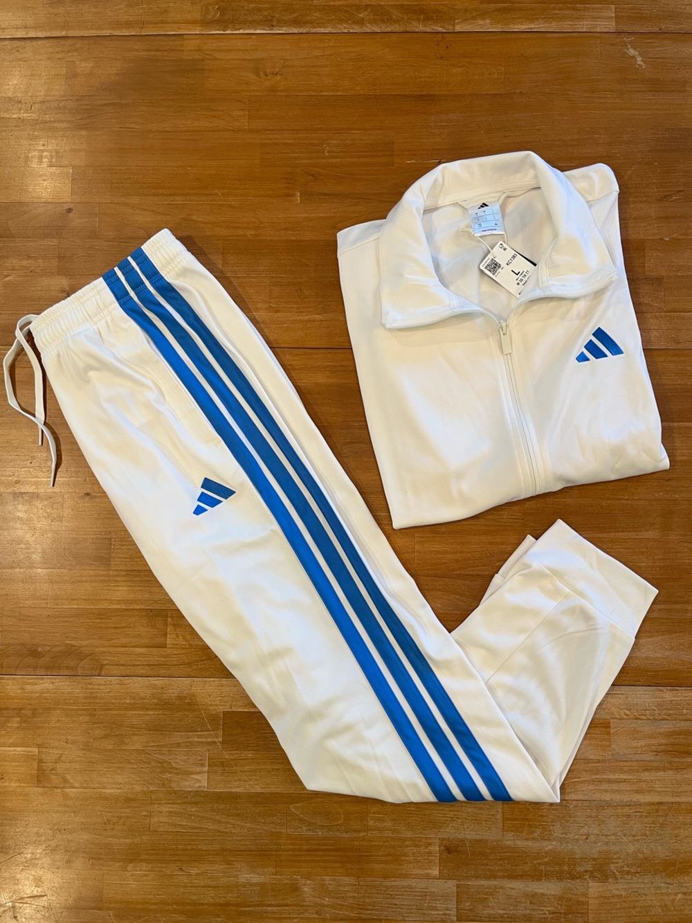 ADIDAS White Track Suit